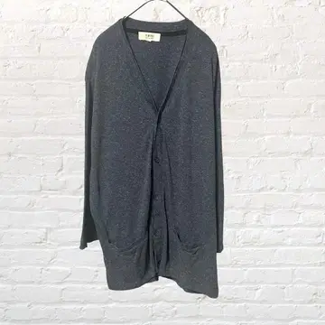 11661 BEAMS 빔즈 롱 가디건 그레이 겉옷 L 구제 의류