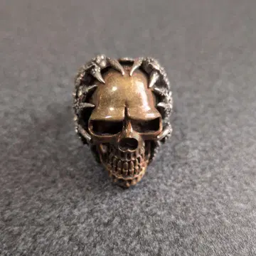 925 스털링 실버 스컬 반지