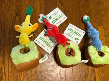 뽑기 봉제 인형 마스코트 빨간색 파랑 노랑 피크민 세트 판매