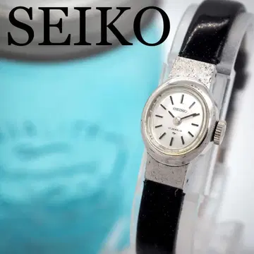 352 가동 SEIKO 여성용 시계 수동 와인딩 빈티지 오벌 WG