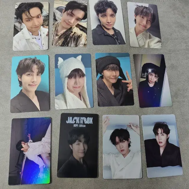 12장 일괄 bts 방탄 잭인박 포카 제이홉 호석