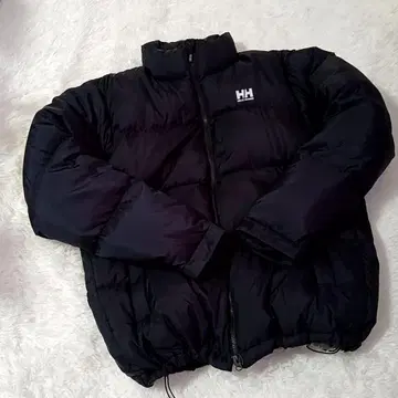 Helly Hansen 블랙 다운 자켓 두툼 XL