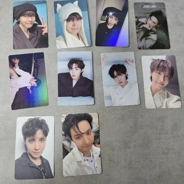 10장 일괄 bts 방탄 잭인박 포카 제이홉 호석