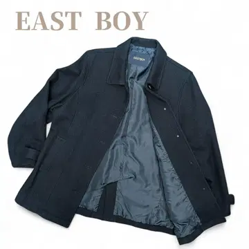 컨디션 최상 이스트 보이 체스터 스텐칼라 사이즈 15 네이비 코트