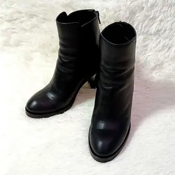 파비오 루스코니 블랙 숏부츠 23cm