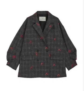 CHECK FLOWER PAPA JACKET