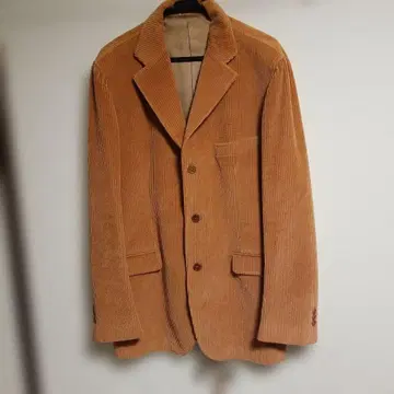이탈리아제 오렌지 코듀로이 블레이저