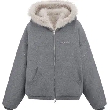 andwang kirakira 2way 퍼 집업 후드티