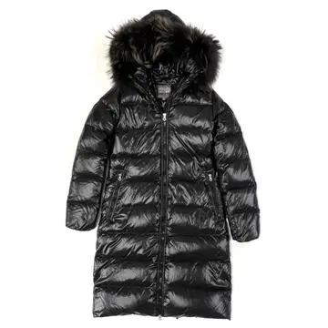 듀베티카 ALIA 다운 코트 후드 퍼 블랙 42 XL