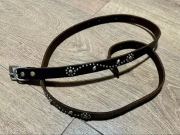 HTC 내로우 스터드 벨트 36인치 블랙