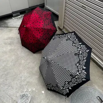 크리스탈 제미 접이식 우산 2세트