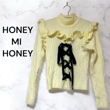 [ 새상품급 ] HONEY IN HONEY 허니미허니 니트 프리 사이즈
