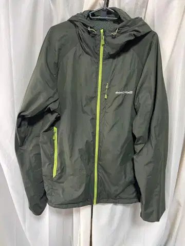 [ USED ] 몽벨 라이트쉘 후드티 XL 그린