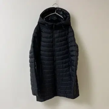 GAP 블랙 푸드코트 경량 충전솜 코트 선착순