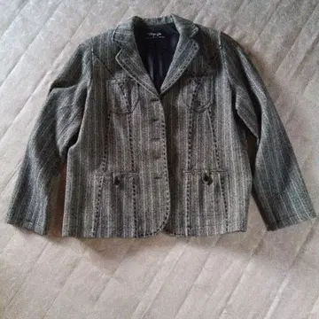 토피즈 울 자켓 브라운