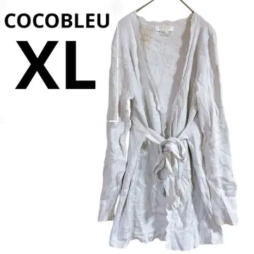 가격 인하 환영 COCOBLEU [ XL ] 라이트 그레이 가디건