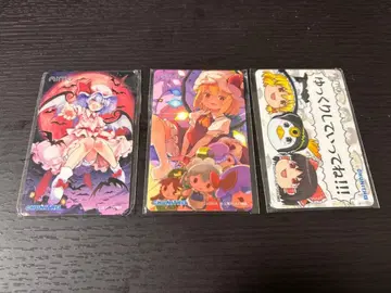 CHUNITHM x 동방Project Aime 카드 3종류