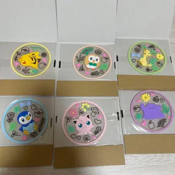 포켓몬스터 클리어 러버 코스터 가챠 컴플리트 세트
