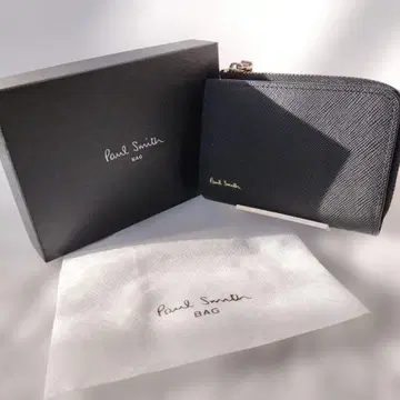 [컨디션 최상] Paul Smith 블랙 코인 케이스 키케이스
