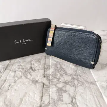 [컨디션 최상] Paul Smith 블랙 코인 케이스 키케이스