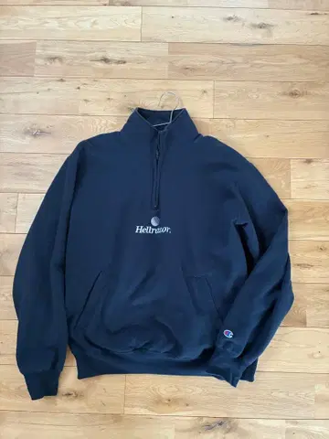 Hellrazor 하프 지퍼 맨투맨 L 네이비