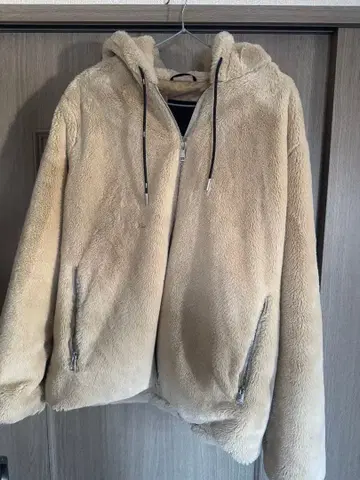 TATRAS BOMOS 보아 후드 퍼 블루종 비버 느낌 베이지