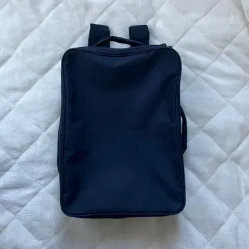 [무인양품] PC 수납 포켓 부착 발수 백팩 겸용 백 네이비