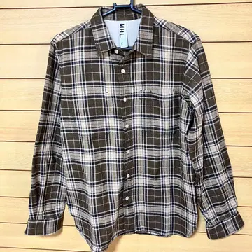MHL. 마가렛호웰 체크 플란넬 셔츠 S