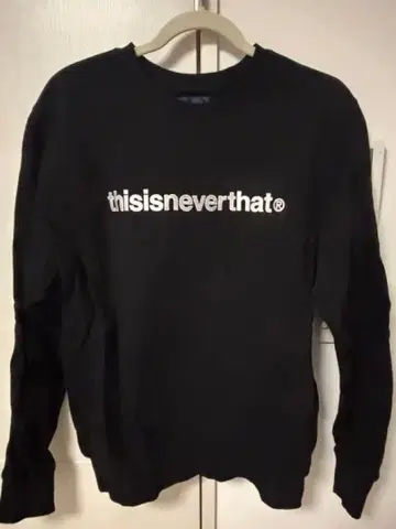thisisneverthat 블랙 맨투맨
