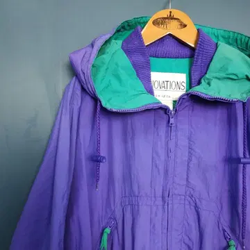 USA 구제 의류 izzi 후드 부착 나일론 자켓 80s90s 스키웨어