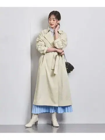 미사용 돌먼 슬리브 트렌치코트 유나이티드 애로우즈