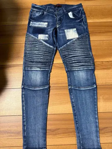 스트레치 데님 팬츠 M 인디고