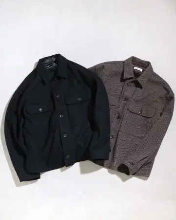 MB CPO 셔츠 코트 체크/S