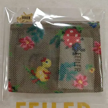 페이러 하이디 메쉬 파우치 베이지 미니