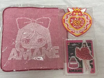 츠키아시 아마네 타월 아크릴 스탠드 거울 세트