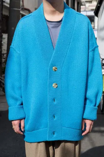 silo 시로 오버사이즈 V넥 니트 가디건