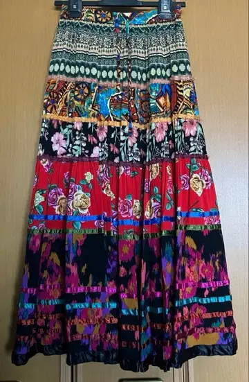 프리다 패치워크 캉캉 스커트