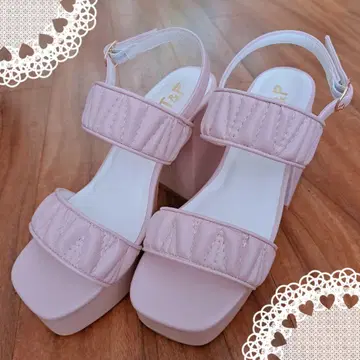 csT&P 청키힐 샌들 가격 인하 불가