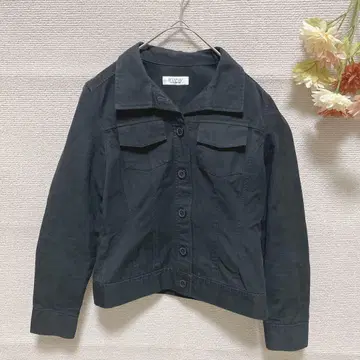 s.273 [아베베] 자켓 옷깃 포켓 버튼 블랙 봄