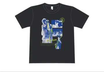 음악 테마 그래픽 T셔츠 블랙