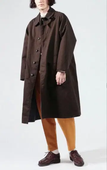 TOMORROWLAND / 코튼 치노 크로스 리버서블 스텐카라 코트