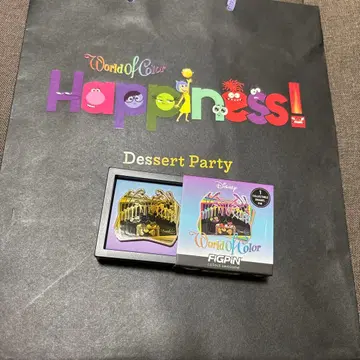 캘리포니아 디즈니 월드 오브 컬러 기념 핀 쇼핑백 포함