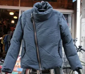 희소 네이비 비리디안 라이더스 다운 자켓