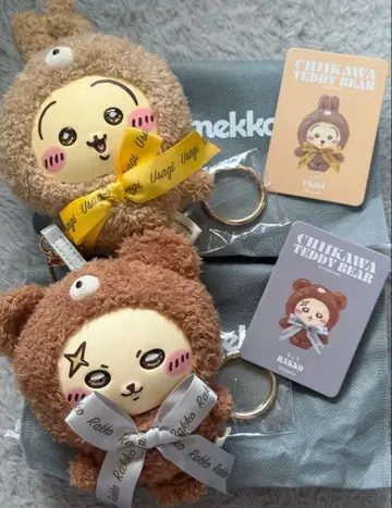 치이카와 키라메코 테디베어 토끼 랏코 선생님