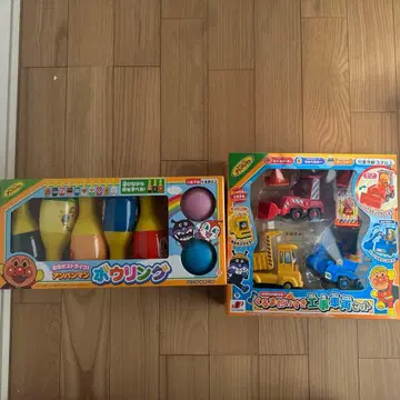 호빵맨 볼링 자동차 놀이 공사 차량 세트 등 3종 세트