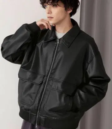 [ MONO-MART ] A-2 루즈 플라이트 블루종