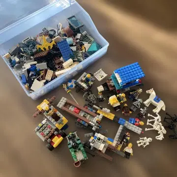 하자품 레고 블록 세트 미니 피규어 시리즈 불명 CITY 조립 설명서