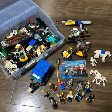 하자품 레고 블록 미니 피규어 시리즈 불명 CITY 조립도 포함