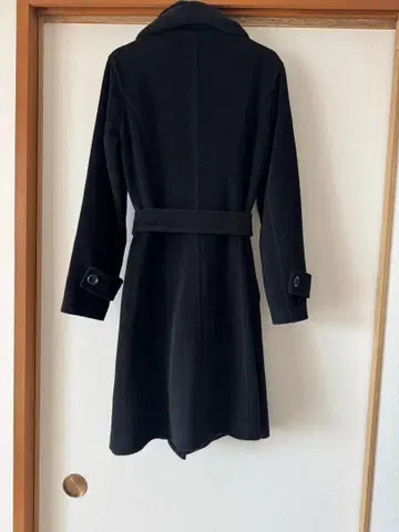 Gooddays 블랙 울 코트 M