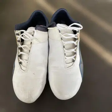 BMW 가죽 스니커즈 화이트/블루